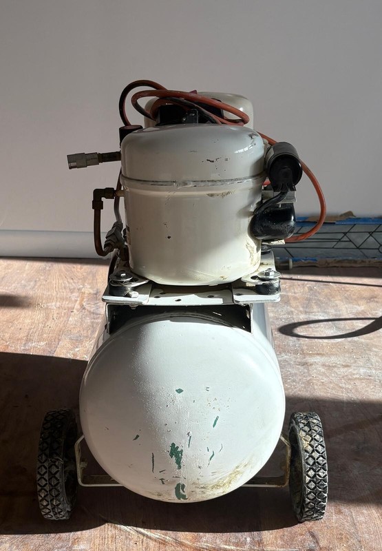Quiet Air II Lubricated Dental Air Compressor-Dual Head, 1 HP, 11 Gal Tank 120v gallery