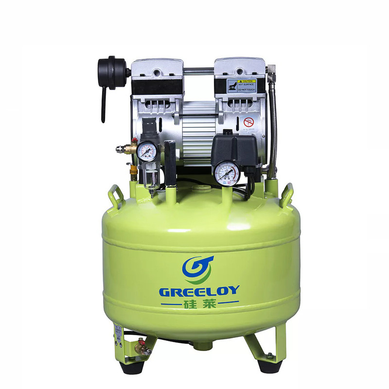 Dental Silent Oil Free Oilless Air Compressor 40L Tank 800w 155L/min GA-81 US gallery