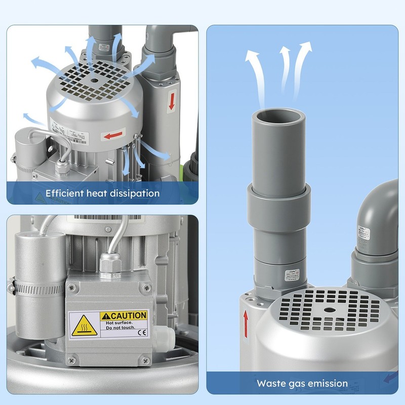 1100W Portable Dental Suction Unit Vacuum Pump 600L/min for Dental Chairs gallery