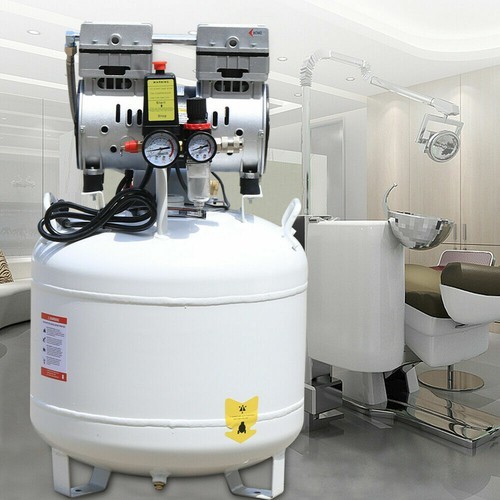 40L Portable Dental Air Compressor Oil Free Silent Air Pump 115 PSI gallery