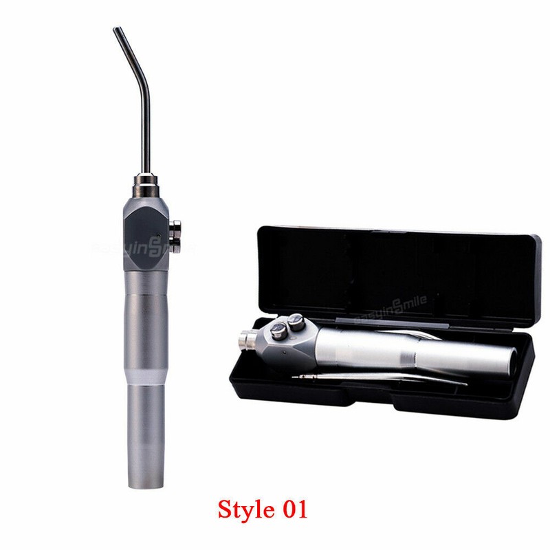 Dental 3 Way Air Water Syringe Triple pray Handpiece 2Types W Nozzles Tips Tubes
