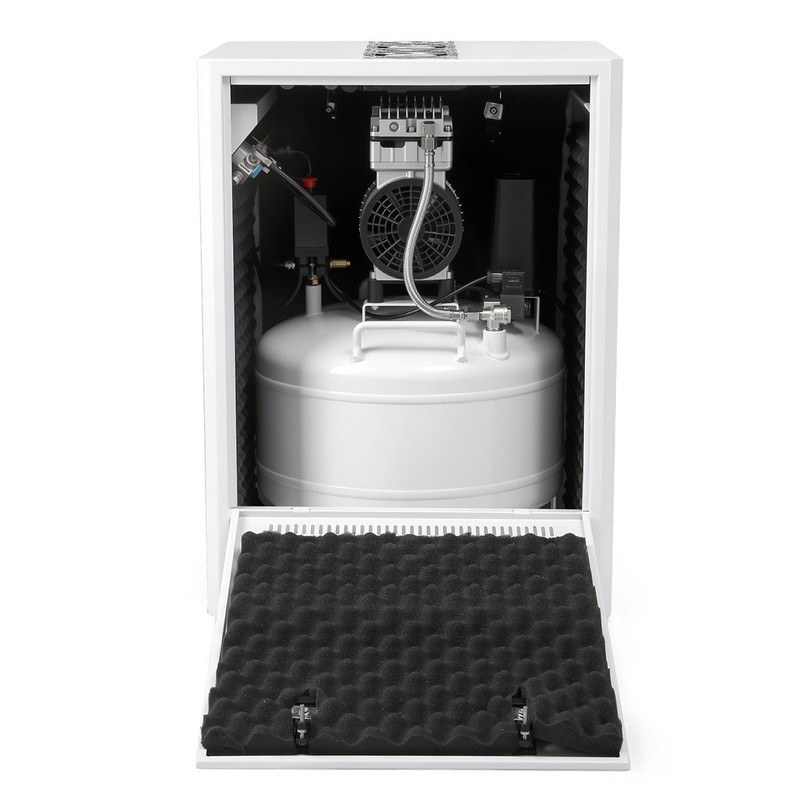 800W Mobile Silent Oil-Free Dental Air Compressor 40L for Dental Delivery/Chair gallery