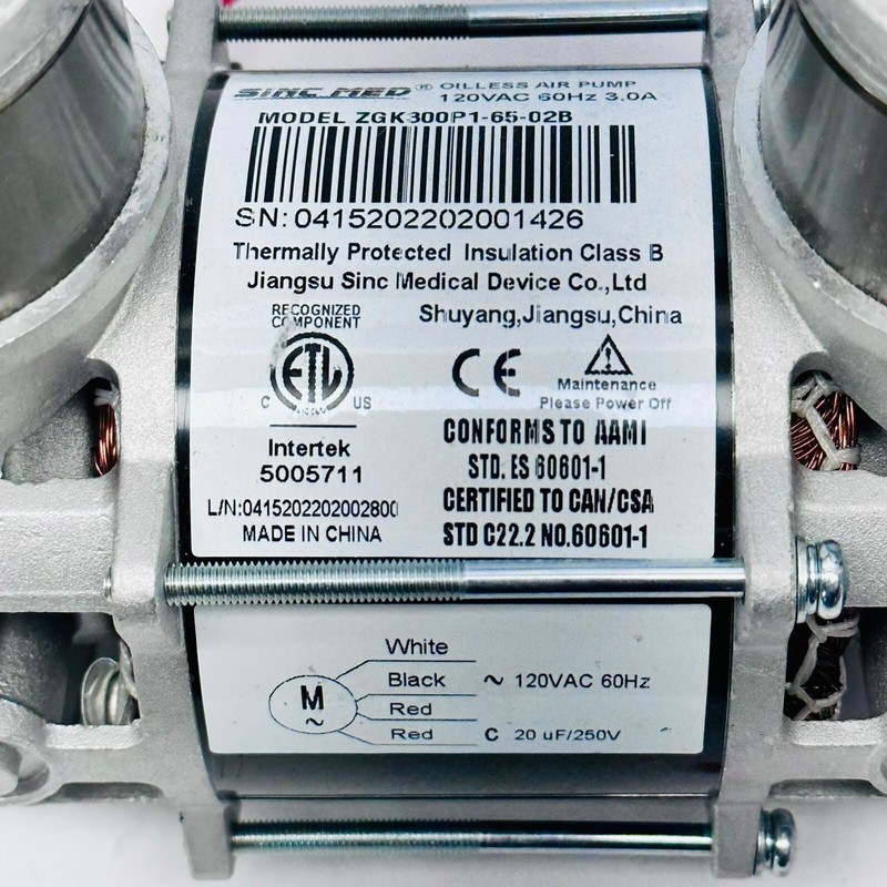 SINC MED ZGK300P1-65-02B OILLESS AIR PUMP gallery