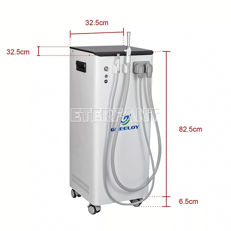 Dental Suction Unit System Negative Pressure Pump High Volume/Turbine Unit 4H gallery