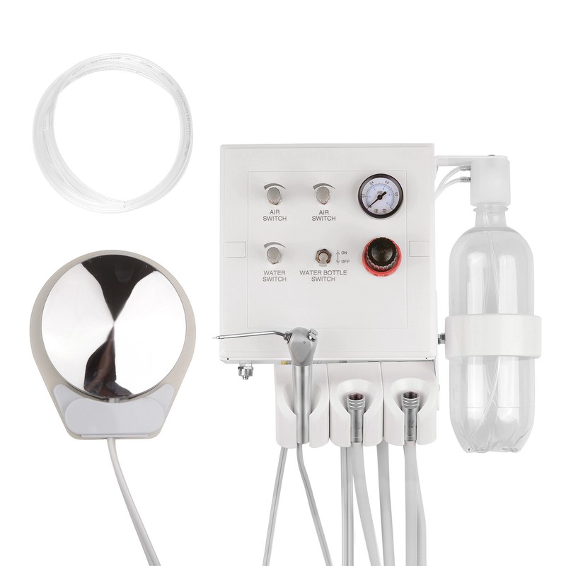 Portable Dental Turbine Unit with 3 Way Syringe Wall-mounted Type Weak Suction gallery