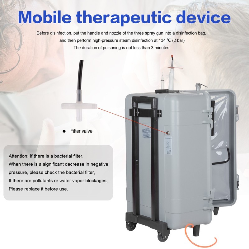Dynamic Portable Dental Unit DU893 Mobile Therapy Machine with Air Compressor 2H gallery