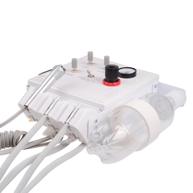 Portable Dental Turbine Unit with 3 Way Syringe Wall-mounted Type Weak Suction gallery