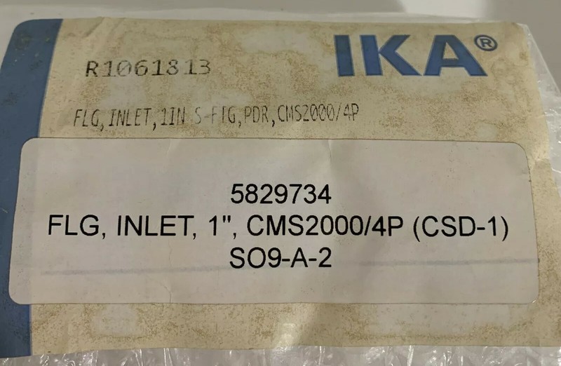 *NEW* IKA R1061813 FLG. Inlet Chamber 1” Fast Shipping!~Warranty~ gallery