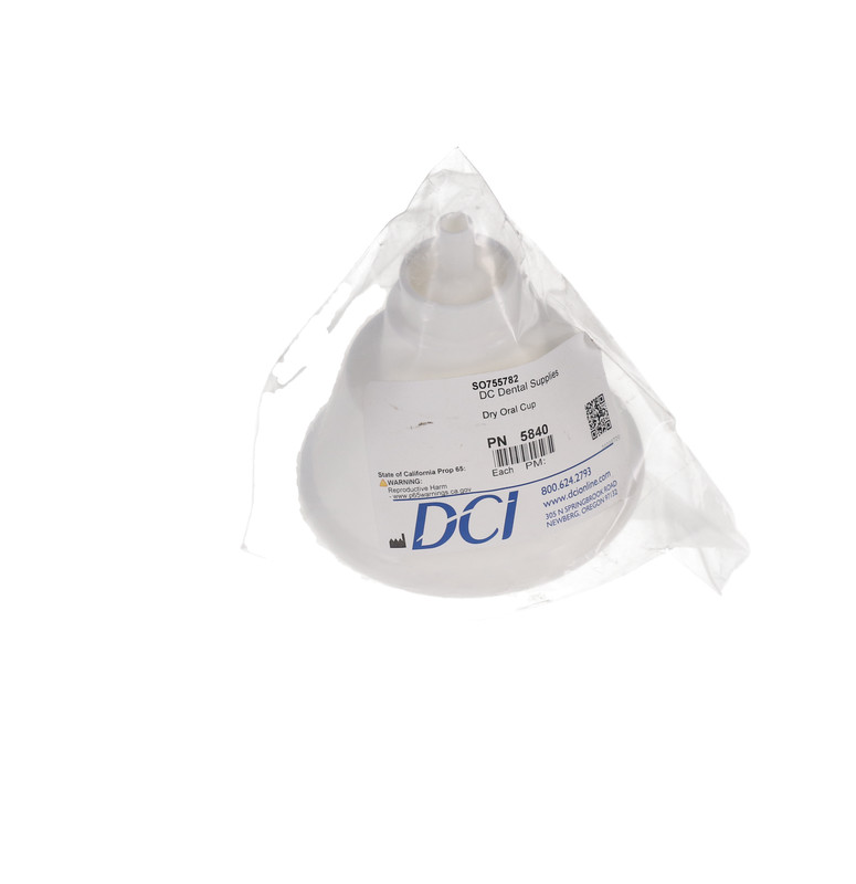 DCI International 5840 Dry Central Vacuum Valves Cup Autoclavable 4" X 4.5" gallery