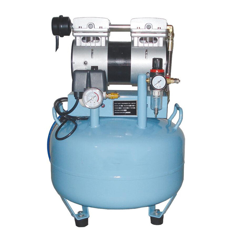 40L One-to-One Silent Dental Oilless Air Compressor with Regulator&Air Filter