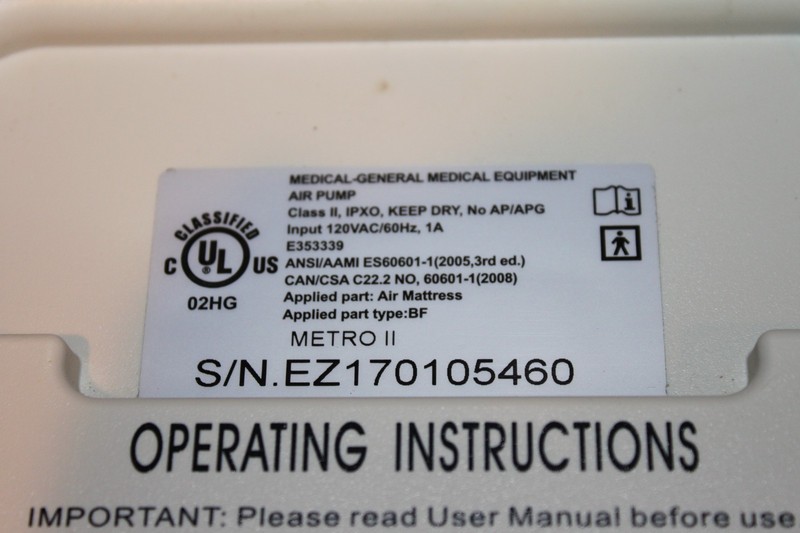 Roscoe Medical Cirrus II Bed Mattress Air Pump Metro II Corded WORKS gallery