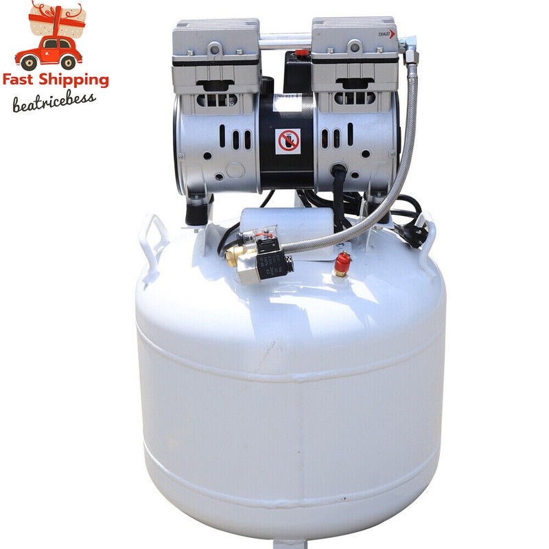 40L Dental Medical Air Compressor Silent Air Compressor Oilless 115PSI 0.75KW gallery
