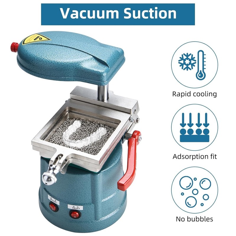 Dental Vacuum Forming Machine Former Heat Molding w/Steel Balls Lab Equipment gallery