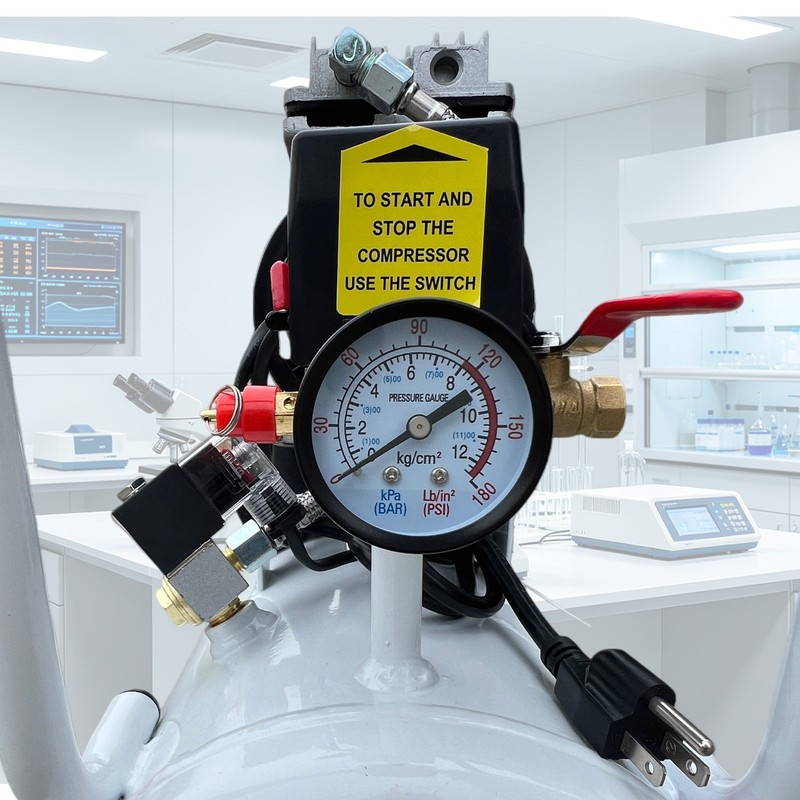 550W 24L Portable Dental Medical Air Compressor Oil Free Tank for Dental Use gallery