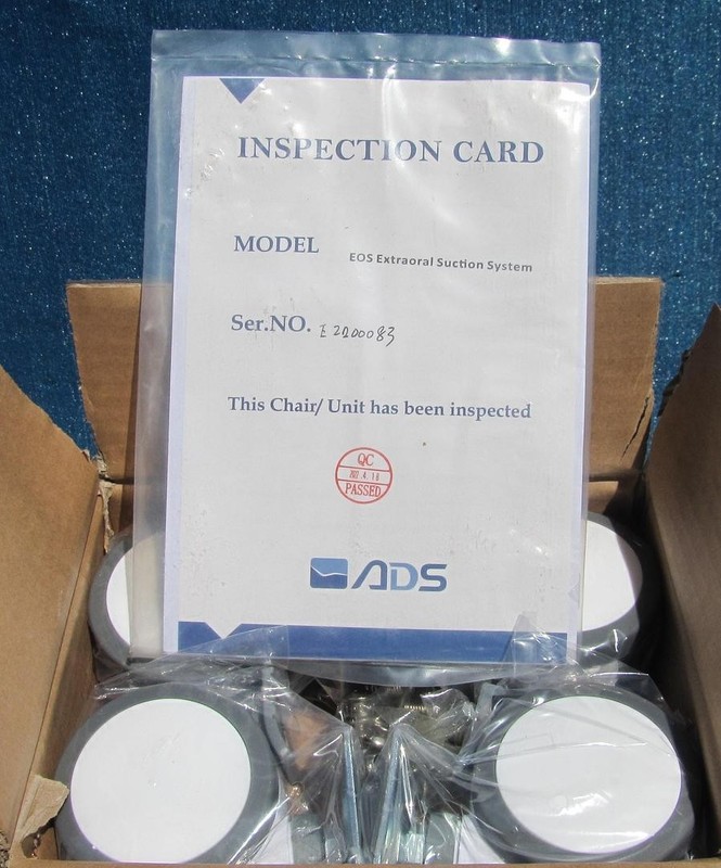 ADS Dental Extraoral Suction System EOS 105 CFM 110V AS IS New But Missing Hose gallery