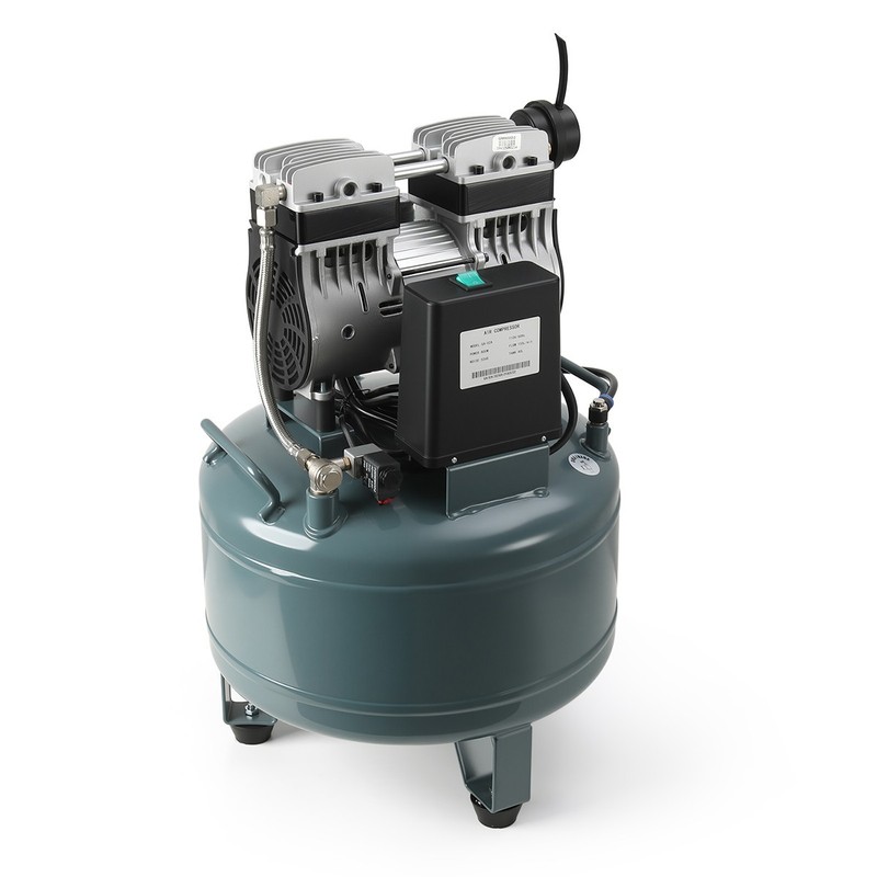 40L Portable Dental Air Compressor Oil Free Silent Air Pump 800W Air Tank Motor gallery