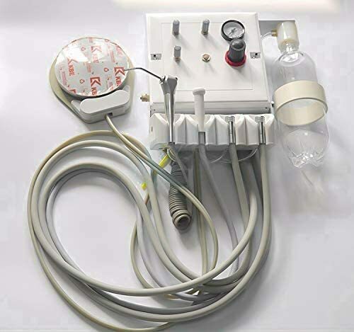 Dental Portable Wall Hanging Turbine Unit Work Syringe With Air Compressor 4H/2H