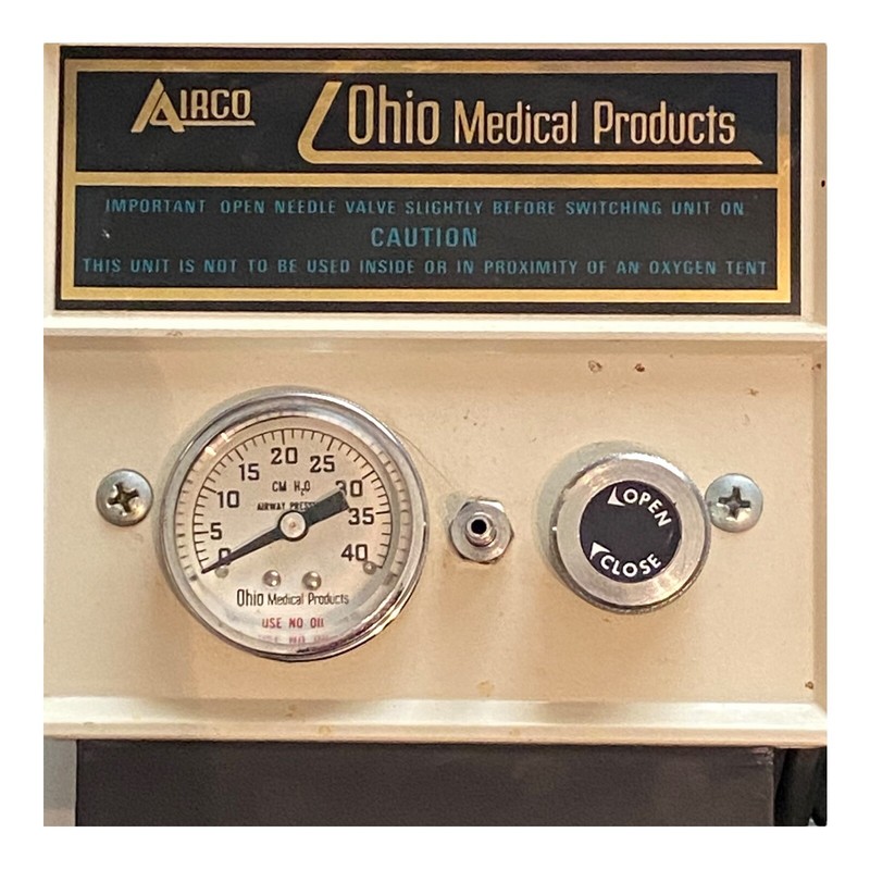 Vintage Ohio Medical AIRCO Compressor Model 2785 Hand-E-Vent Oil-Less Air Pump gallery