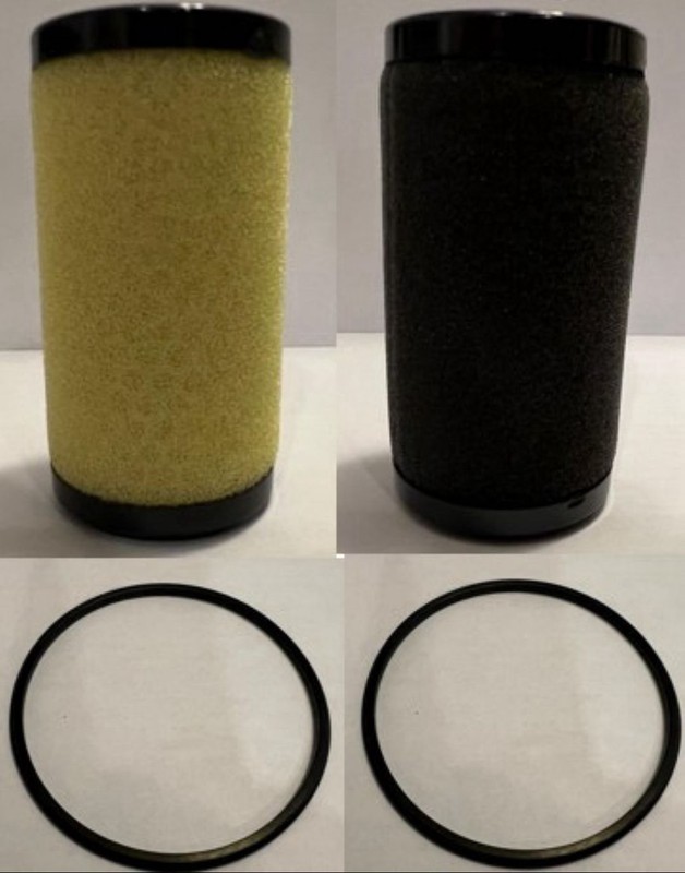 Comp. New particulate and coalescing filters (eq. RPI#CME228 and RPI#CME227)