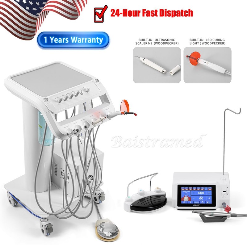 Portable Dental Delivery Unit Compressor/LED Implant surgical motor Handpiece gallery