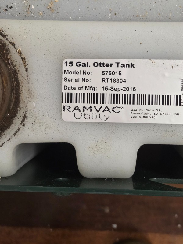 RAMVAC Bulldog with 15 Gallon Otter Tank gallery