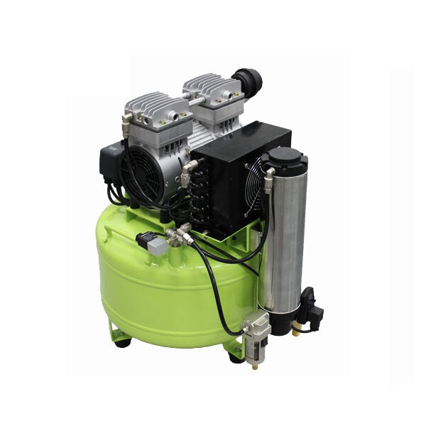 40L Low Noise Silent Oil Free Air Compressor GA-81 One for Two Dental Chair US gallery