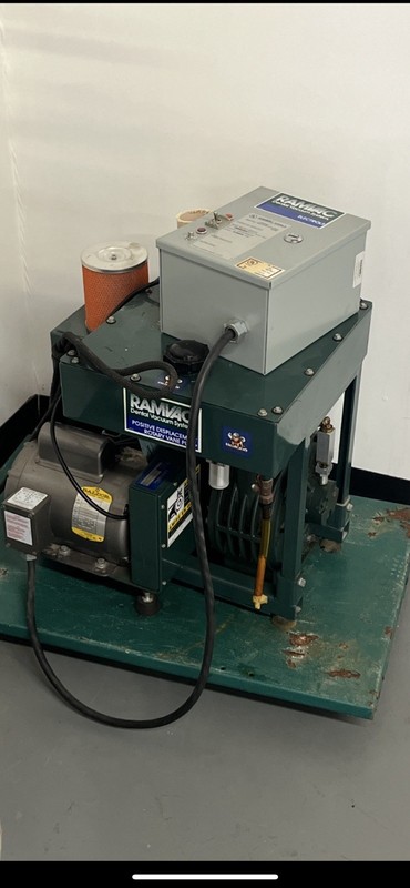 Ramvac Bulldog Dental Vacuum System With Electrols And Tank