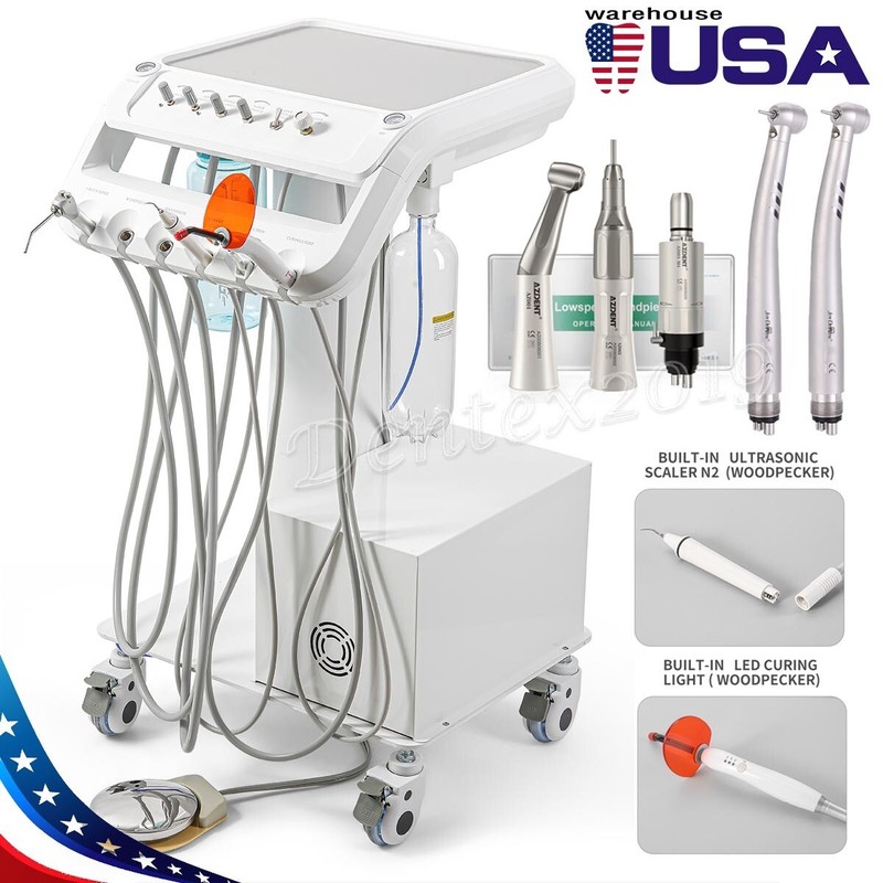 Dental Mobile Delivery Unit Compressor/LED Handpiece/Autoclave Steam Sterilizer gallery