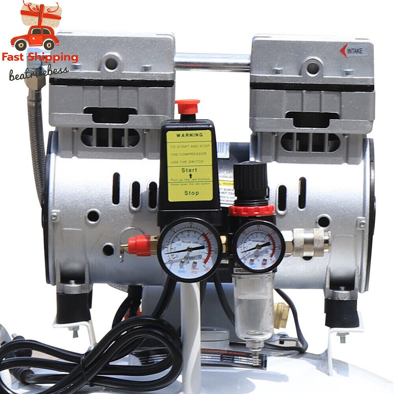 40L Dental Medical Air Compressor Silent Air Compressor Oilless 115PSI 0.75KW gallery