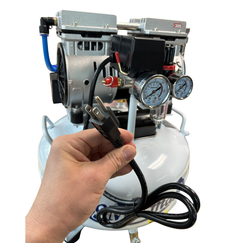New Ultra Quiet Medical Dental Oil Free Air Compressor 110v gallery
