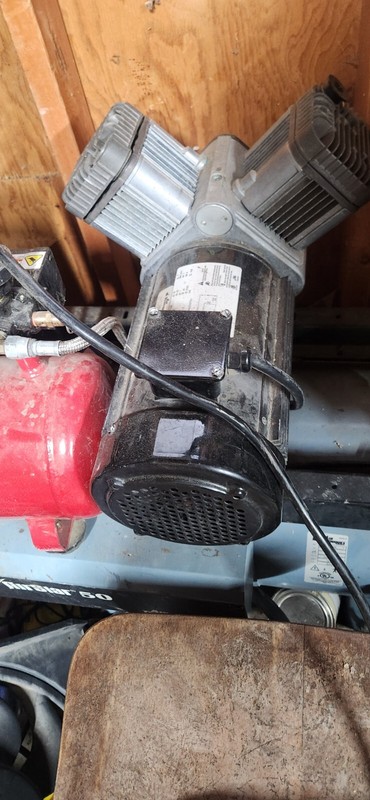 air techniques airstar 50 pump and motor only with bad piston (parts only)