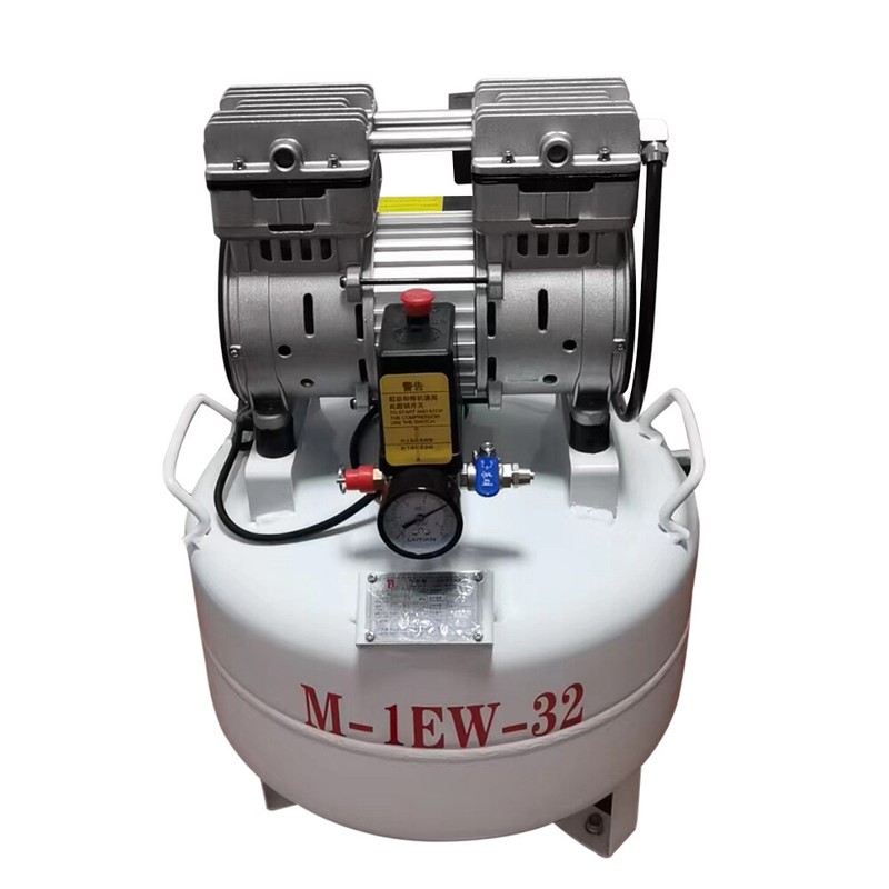 32L Silent Oilless Oil Free Air Compressor 70L/min for One Dental Chair Unit