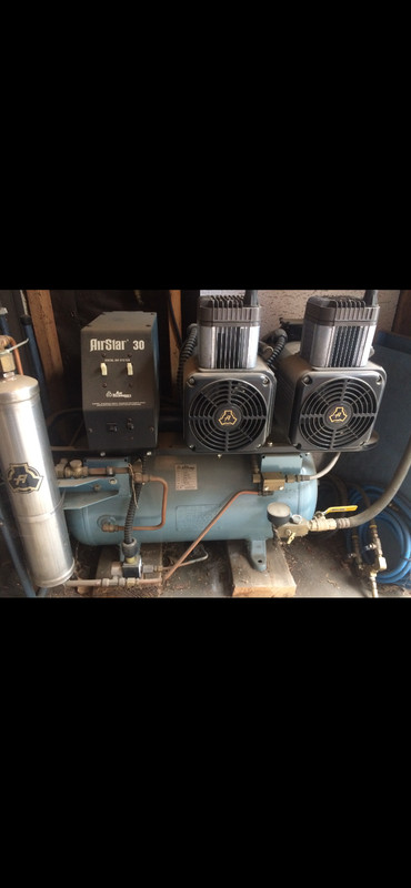 Air Techniques AirStar 30 dental air compressor, model AS30, serial ART300703. gallery