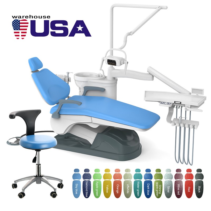 Sillón dental con motor de CC controlado por computadora Bomba de vacío para