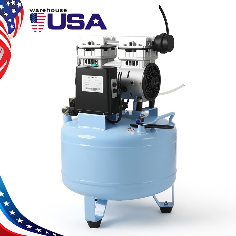 Dental Suction Unit System Negative Pressure Pump/Silent Oil-Free Air Compressor gallery