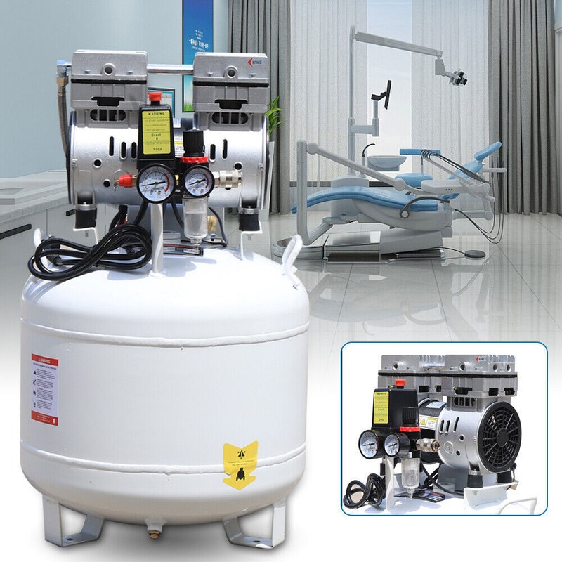 40L Portable Dental Air Compressor Oil Free Silent Air Pump 115 PSI gallery