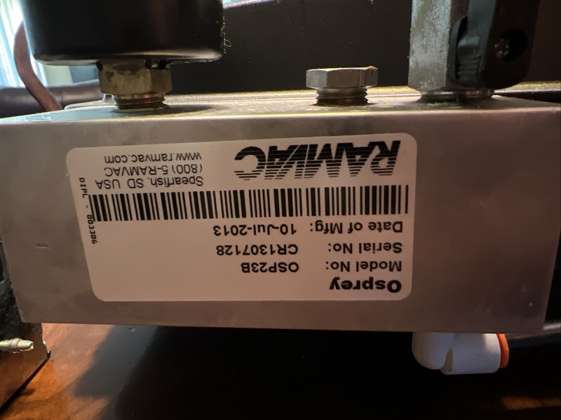 Ram vac Osprey 23B Main Control gallery