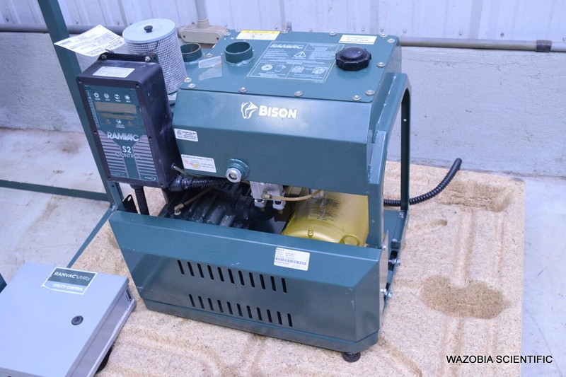 RAMVAC BISON 5 818E 1050 3 DENTAL VACUUM PUMP WITH UTILITY CONTROL BOX 601597 gallery