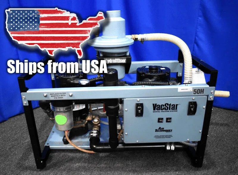 Air Techniques VacStar 50H Dental Vacuum Pump – Pre-Owned