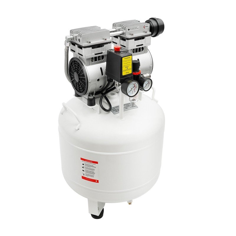 750w Portable Industrial Air Compressor Oil-free Dental Medical Lab Equipment gallery