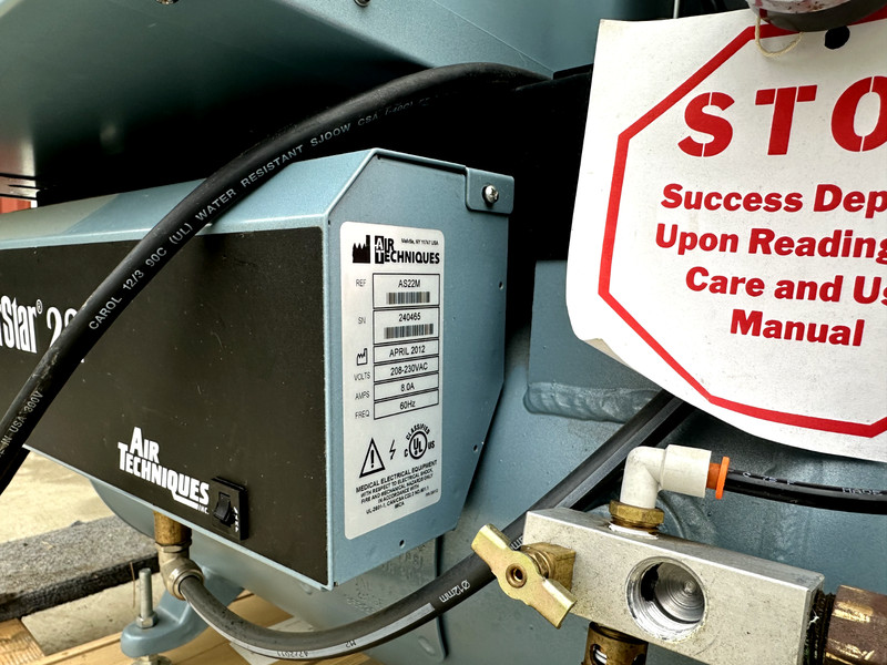 Air Techniques AirStar 22M Dental Air Compressor w/ Sound Cover gallery