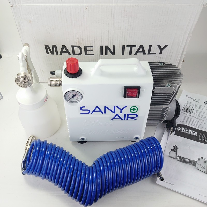 Nardi Sany Air Medical Sanitizing Oil-Free Compressor Made In Italy Oil-less
