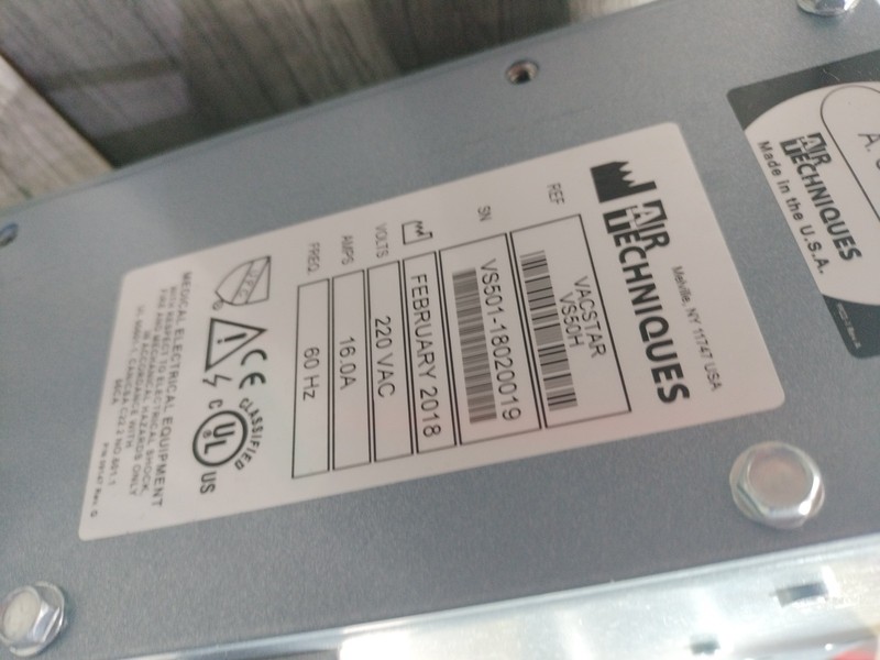 Air Techniques VacStar 50H VS50H Dental Vacuum Pump Control Panel FEB 2018 gallery