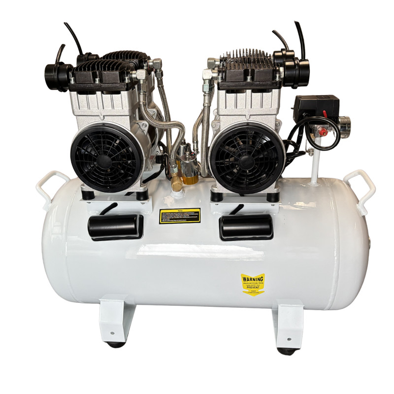 SMTmax SL-240 Dental Air Compressor 3HP Oil-Free 18Gal 220V Quiet gallery