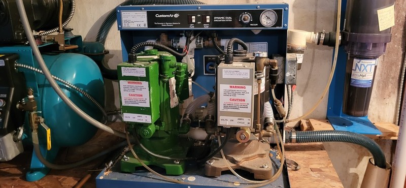 Apollo Dental Products (ADP) Dental Dual Motor Wet Ring Vacuum (2HP) (3-4 Users)