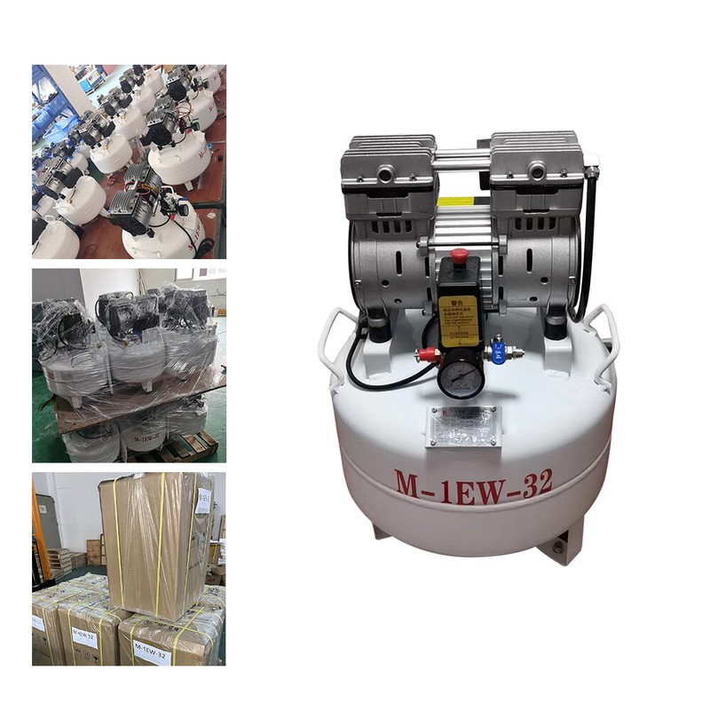 32L Silent Oilless Oil Free Air Compressor 70L/min for One Dental Chair Unit gallery