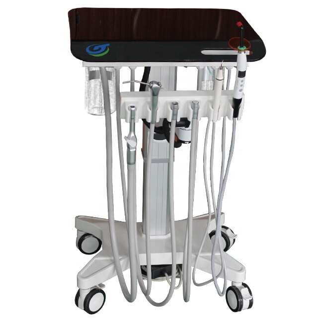Mobile Dental Delivery Cart Unit GU-P302S with Silent Oil Free Air Compressor 4H gallery