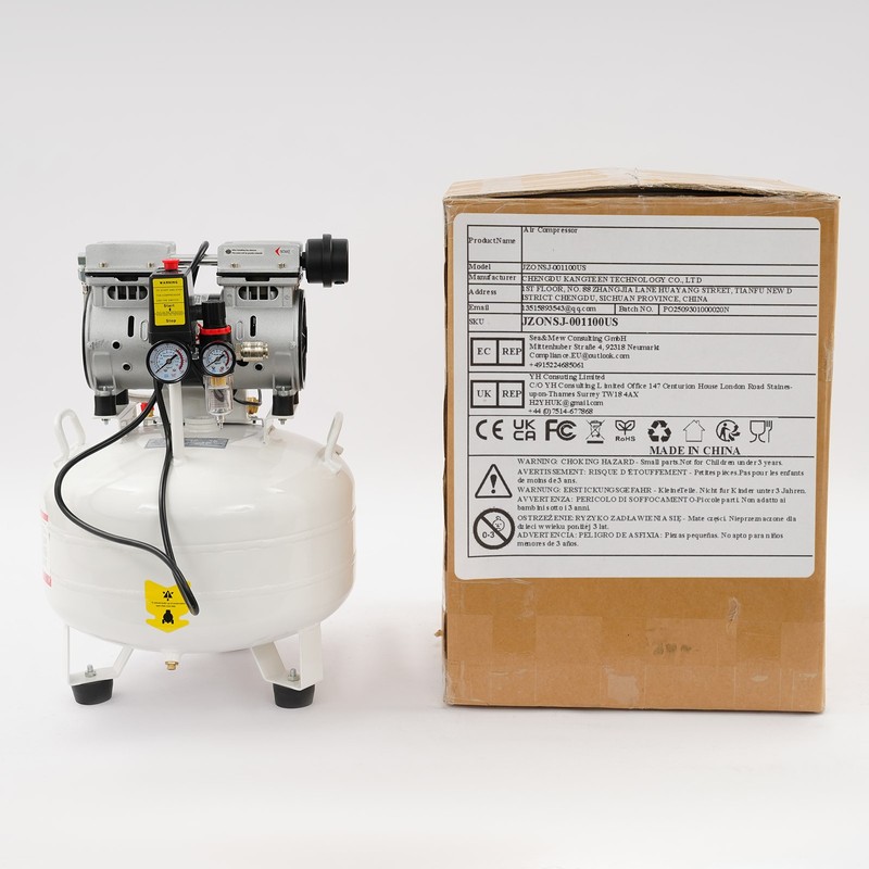 Air Compressor Vertical Airing Compressing Machine for Nail Guns Inflating Tires gallery