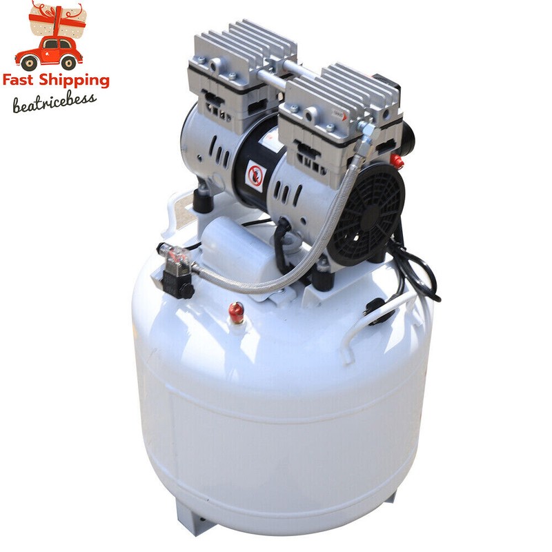 40L Dental Medical Air Compressor Silent Air Compressor Oilless 115PSI 0.75KW gallery