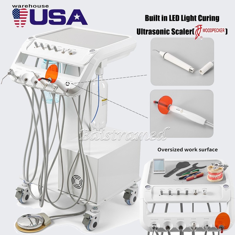 Portable Dental Delivery Unit Compressor/LED Implant motor quirúrgico/Autoclave